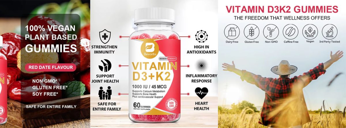 Vitamin D3 and K2 Calcium banner